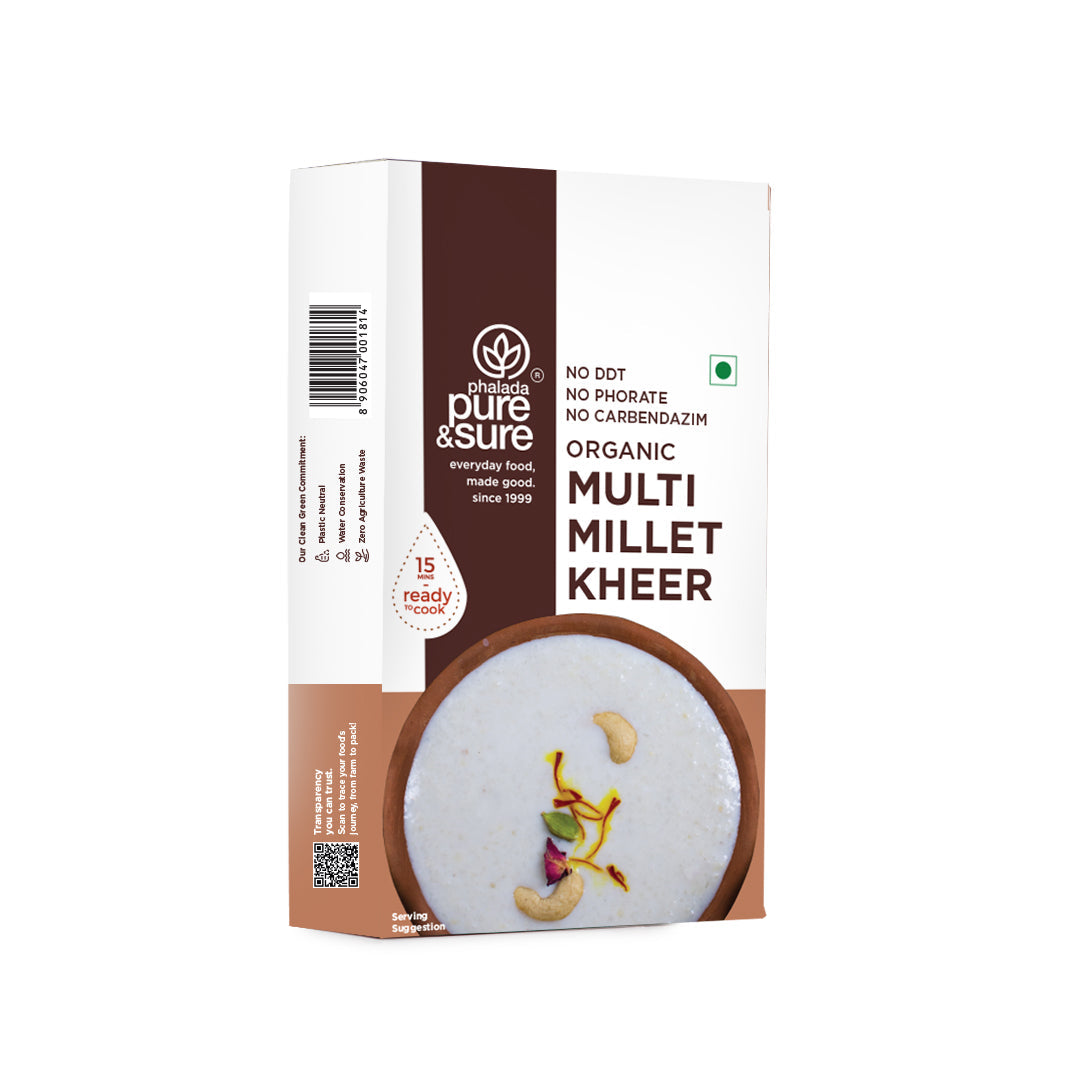 Organic Multi Millet kheer Fssai