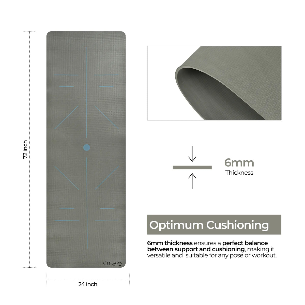 Santorini Rise Rectangle Yoga Mat #color_santorini#shape_rise-rectangle