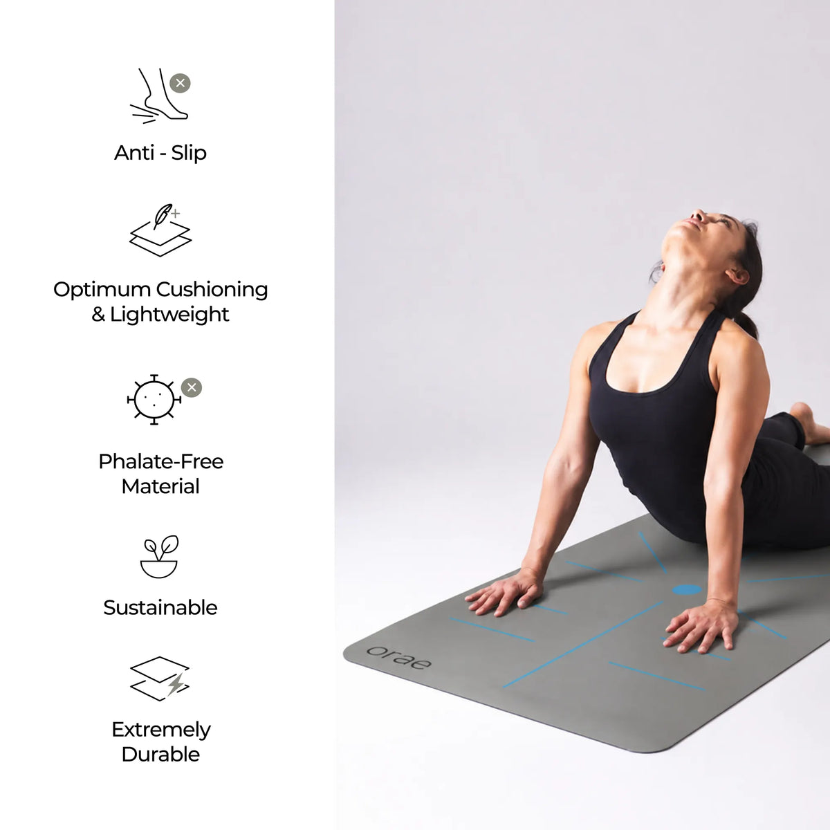 Santorini Rise Rectangle Yoga Mat #color_santorini#shape_rise-rectangle