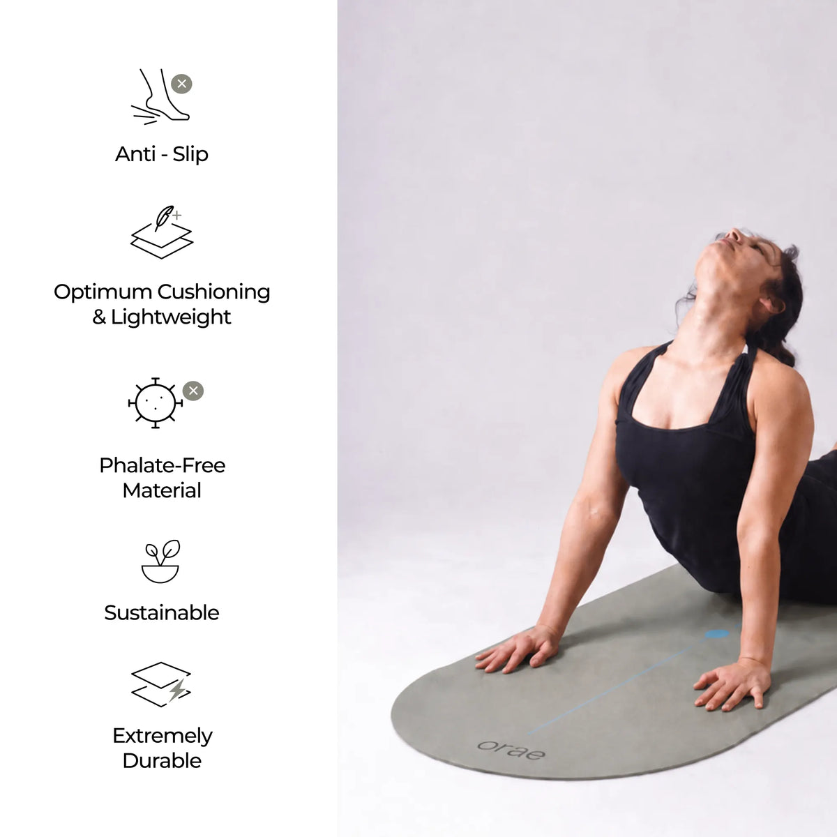 Kyoto Sequence Arched Yoga Mat #color_kyoto#shape_sequence-arched