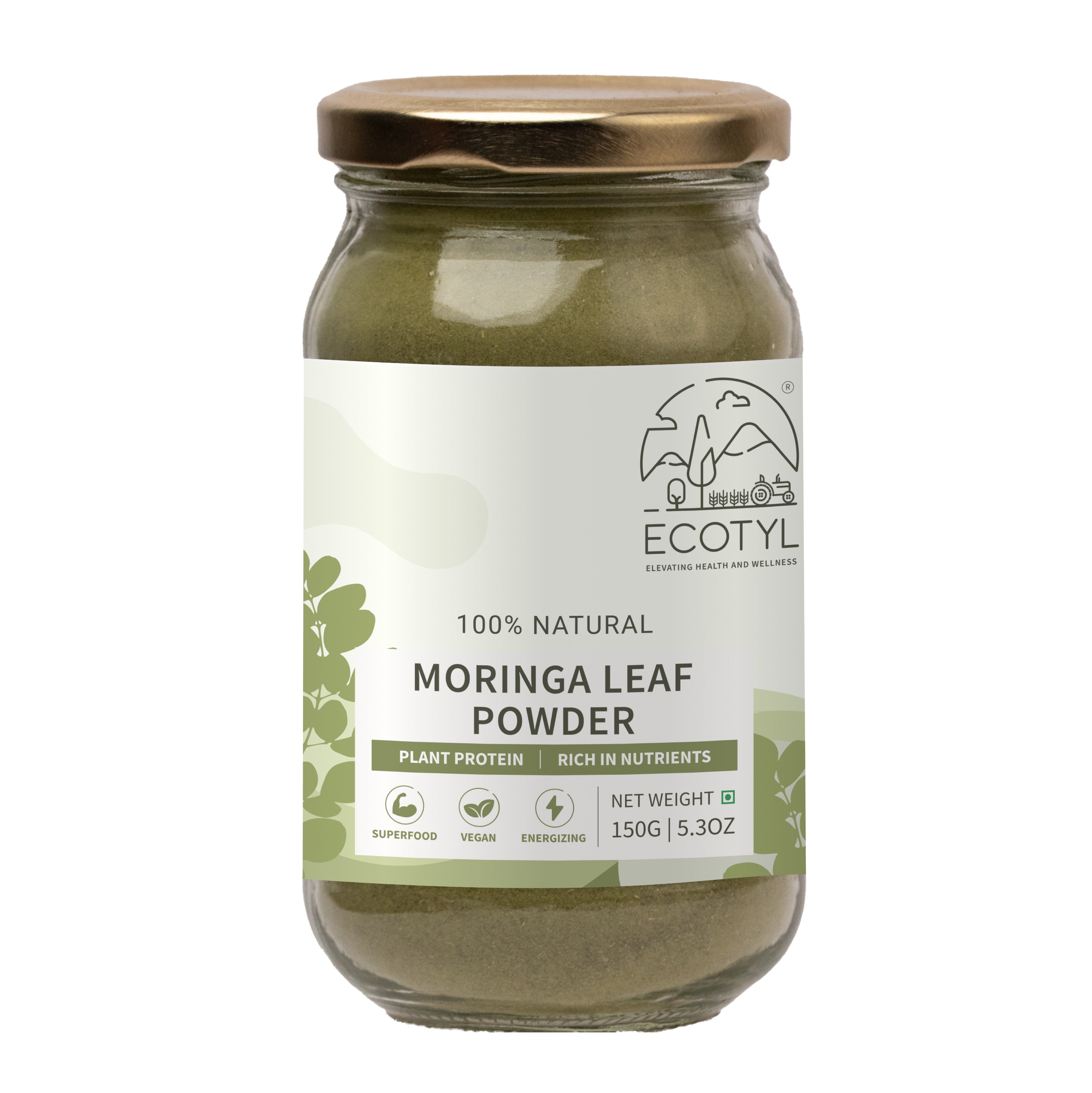 Moringa Leaf Powder - Ecotyl - 100% Organic I Sustainable