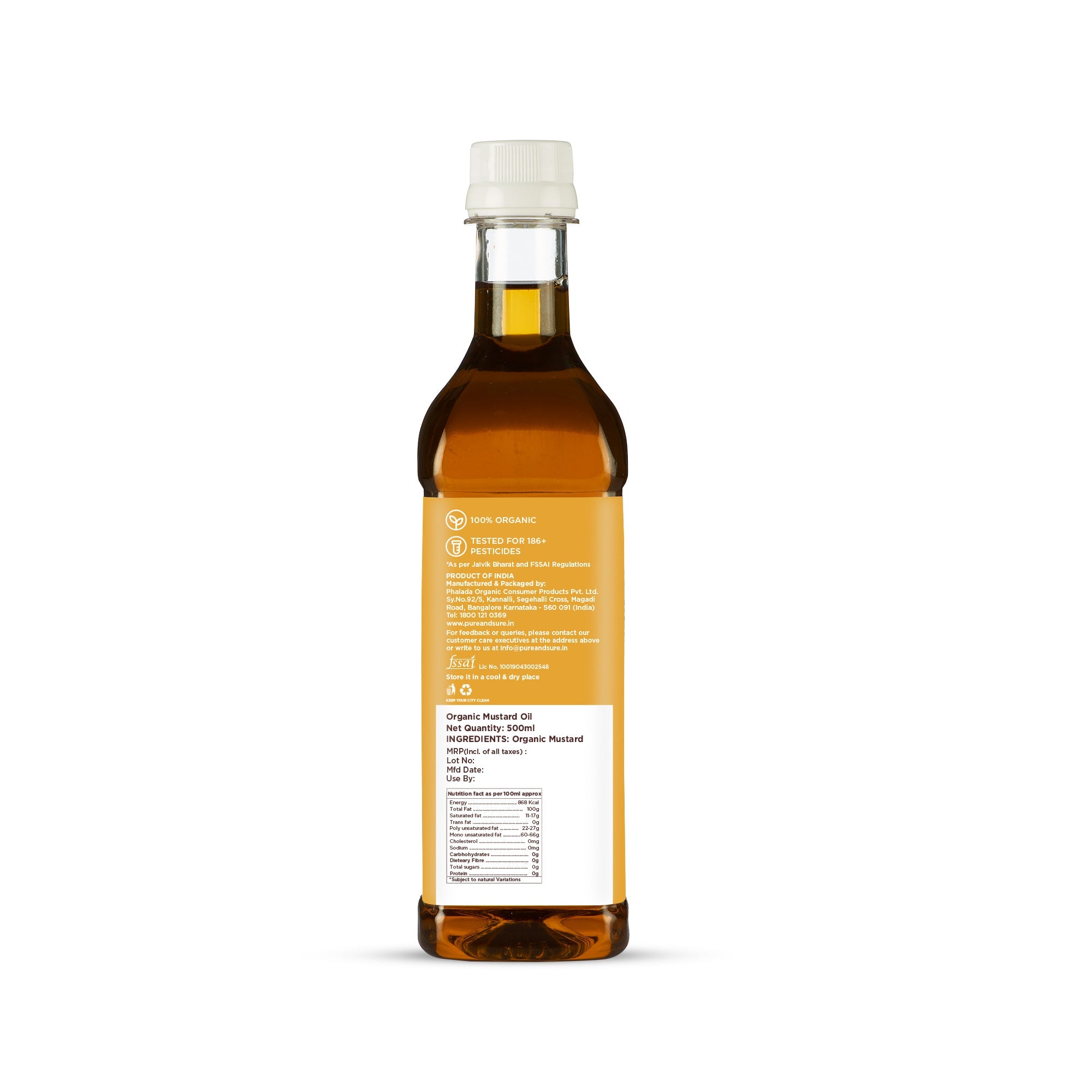 Mustard oil back