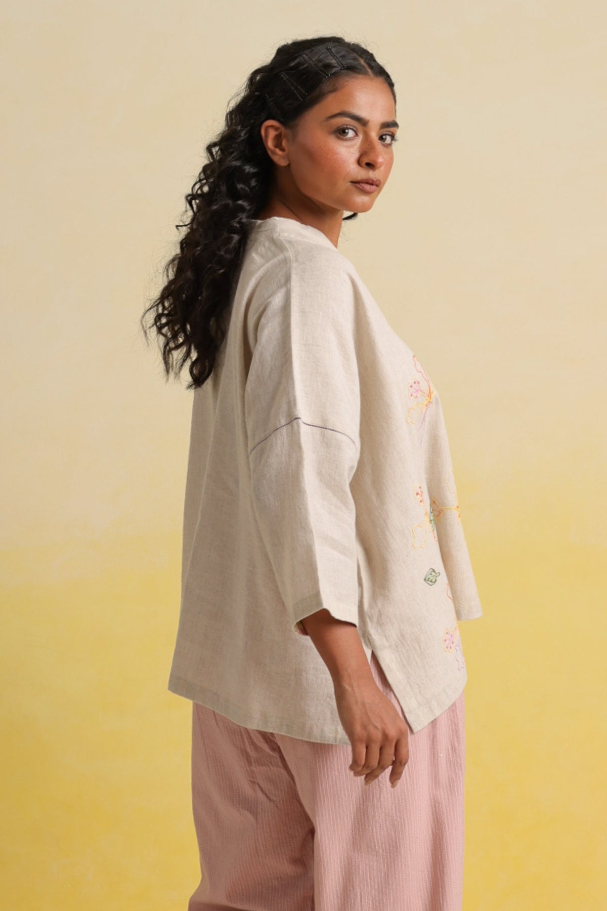 Mist Beige Top - Dhãran