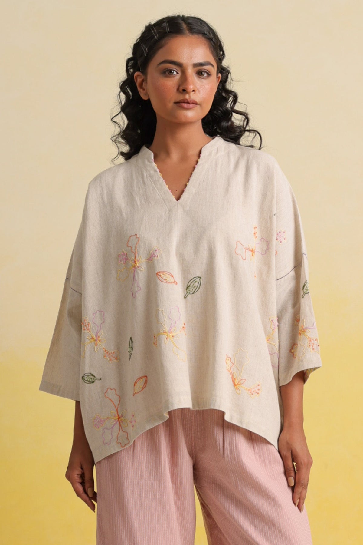 Mist Beige Top - Dhãran