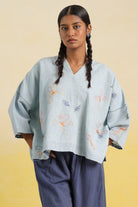 Mist Blue Top - Dhãran