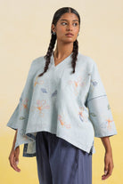 Mist Blue Top - Dhãran