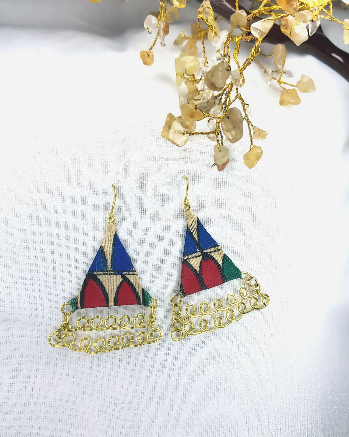 Mithila Tales Bijou Upcycled Handmade Earrings 2 from our zero waste store