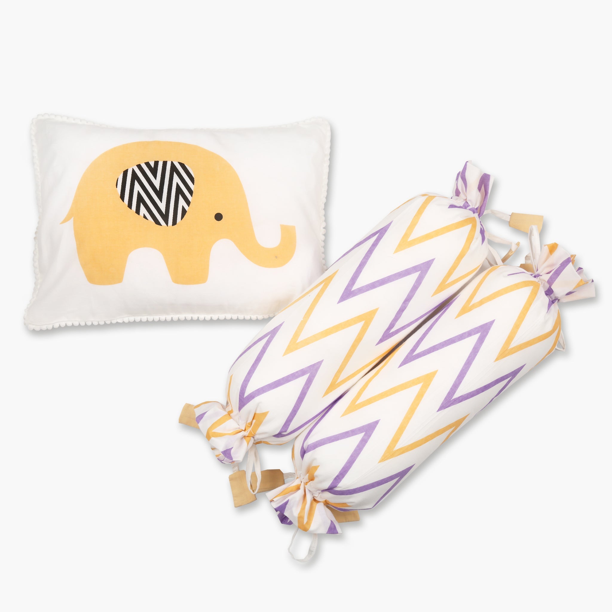 Pillow and Bolster - Oranges and Lemons