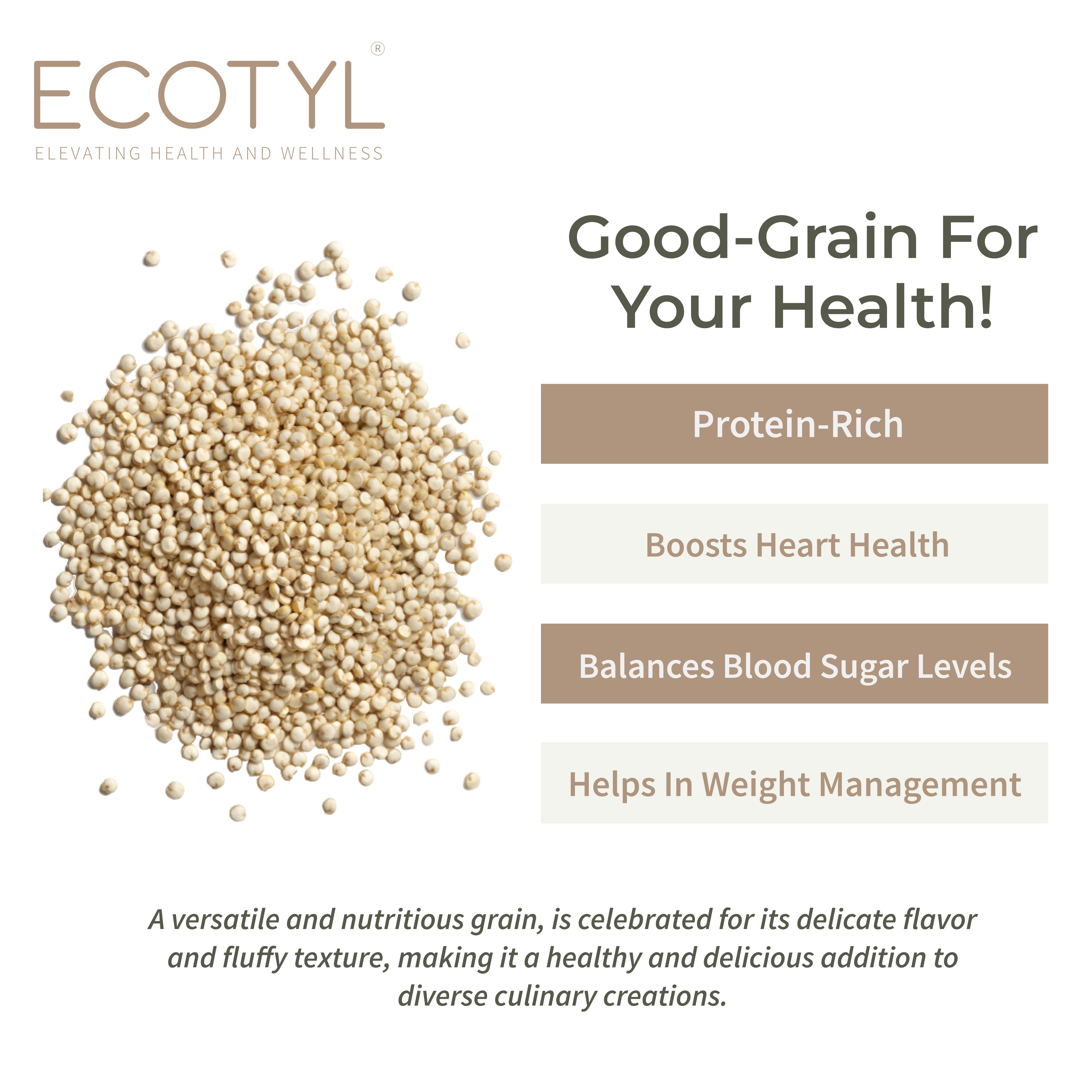 Quinoa (White) - Ecotyl - 100% Organic I Sustainable