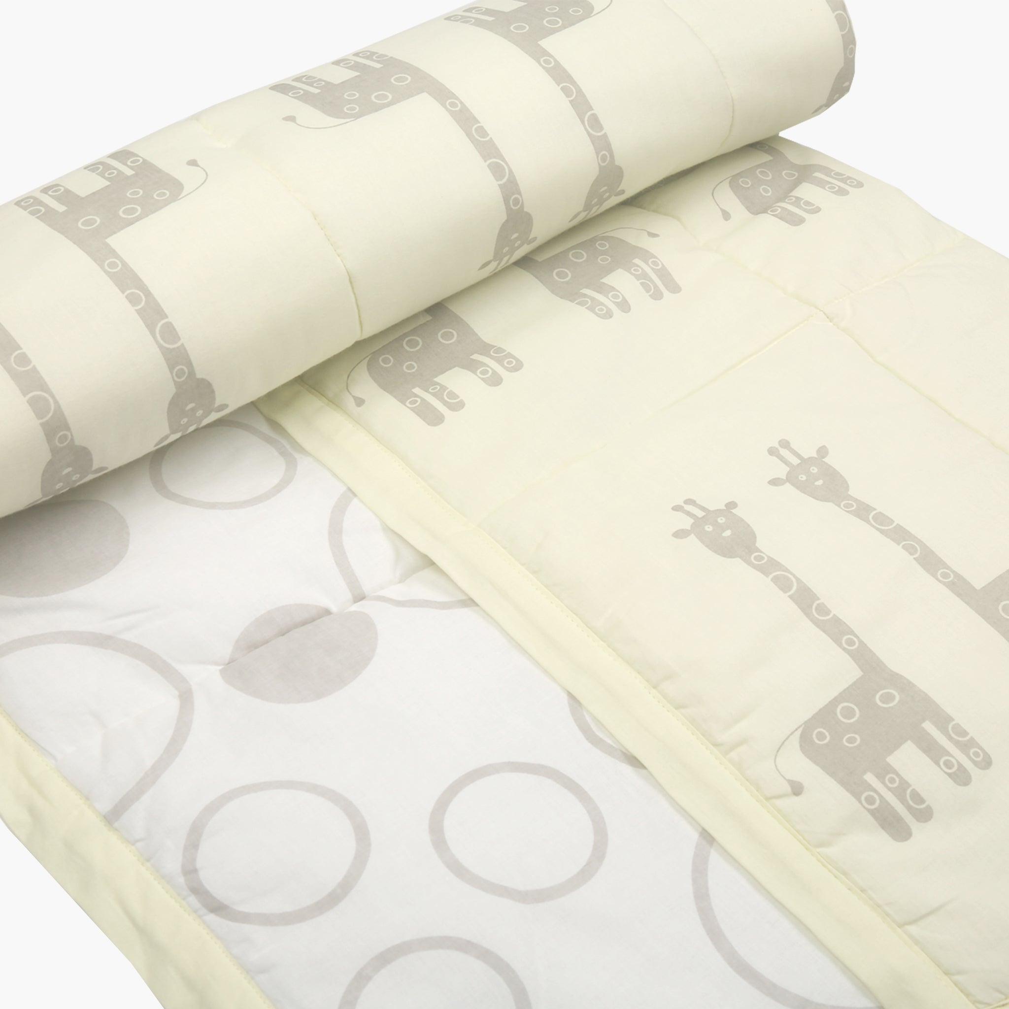 The Giraffes - Organic Quilt (Night Blanket) - Oranges and Lemons