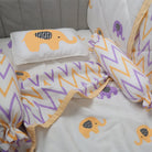 Enchanting Elephants - Organic Cot Bedding Sets - Oranges and Lemons
