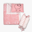 3 Piece Cot Bedding Set - Oranges and Lemons