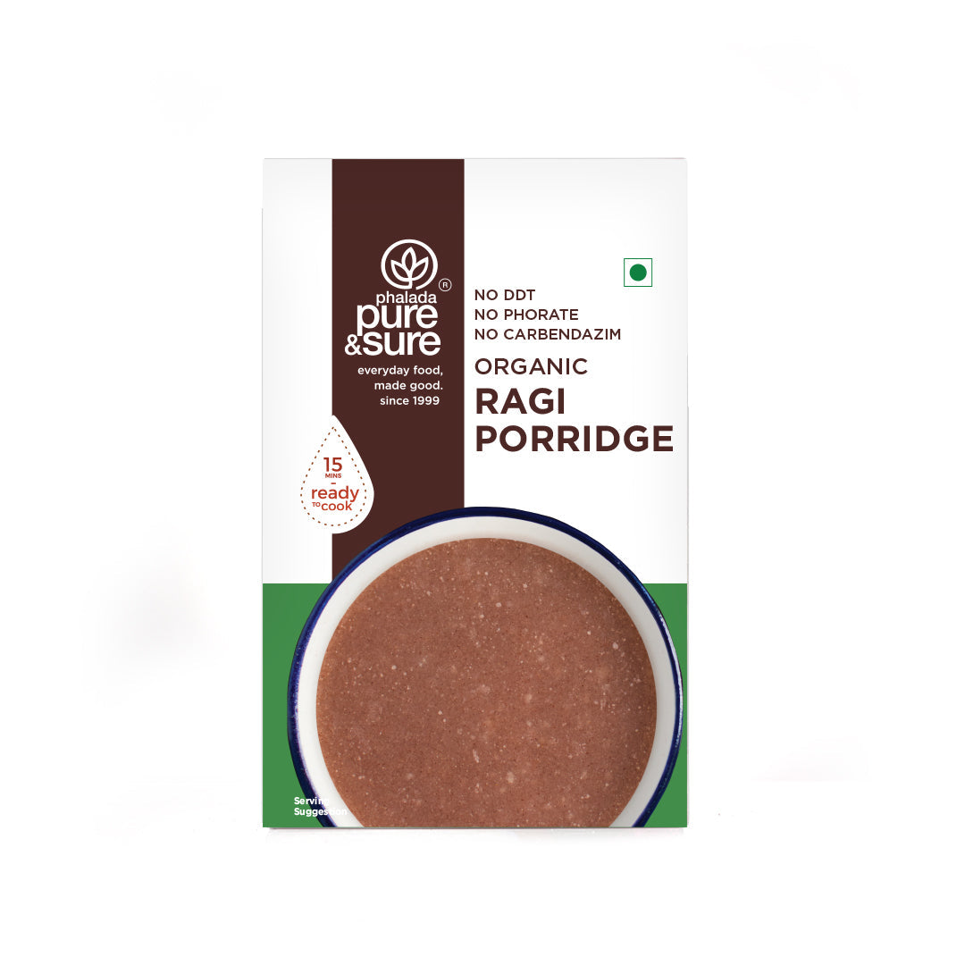 Phalada Pure and Sure Organic Ragi Porrigde  Front