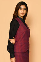 Latest formal office wear handloom cotton jacket 