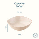 Rice husk And Bamboo Fiber Multipurpose Snack Bowls