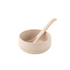 Rice husk And Bamboo Fiber Soup Bowls With Spoons