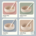 Rice husk And Bamboo Fiber Soup Bowls With Spoons