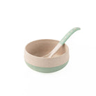 Rice husk And Bamboo Fiber Soup Bowls With Spoons
