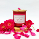 Velvet Ember Candle – Luxury Red Glass Candle | Artecasa - https://artecasa.in/