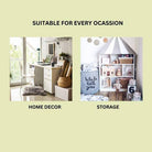 Metal Jute organiser- Set of 3 - https://artecasa.in/