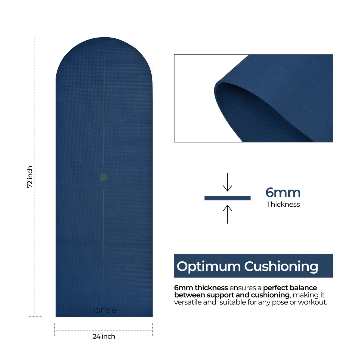Santorini Sequence Arched Yoga Mat #color_santorini#shape_sequence-arched