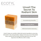 Shea Butter Soaps - Ubtan, Rose & Coffee - Set of 3 - Ecotyl - 100% Organic I Sustainable