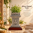 Silver Plated Tulsi Pot for Pooja & Home Décor | Artecasa - https://artecasa.in/