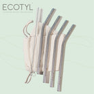 Stainless Steel Straw (Set of 4) + Cleaning Brush - Ecotyl - 100% Organic I Sustainable