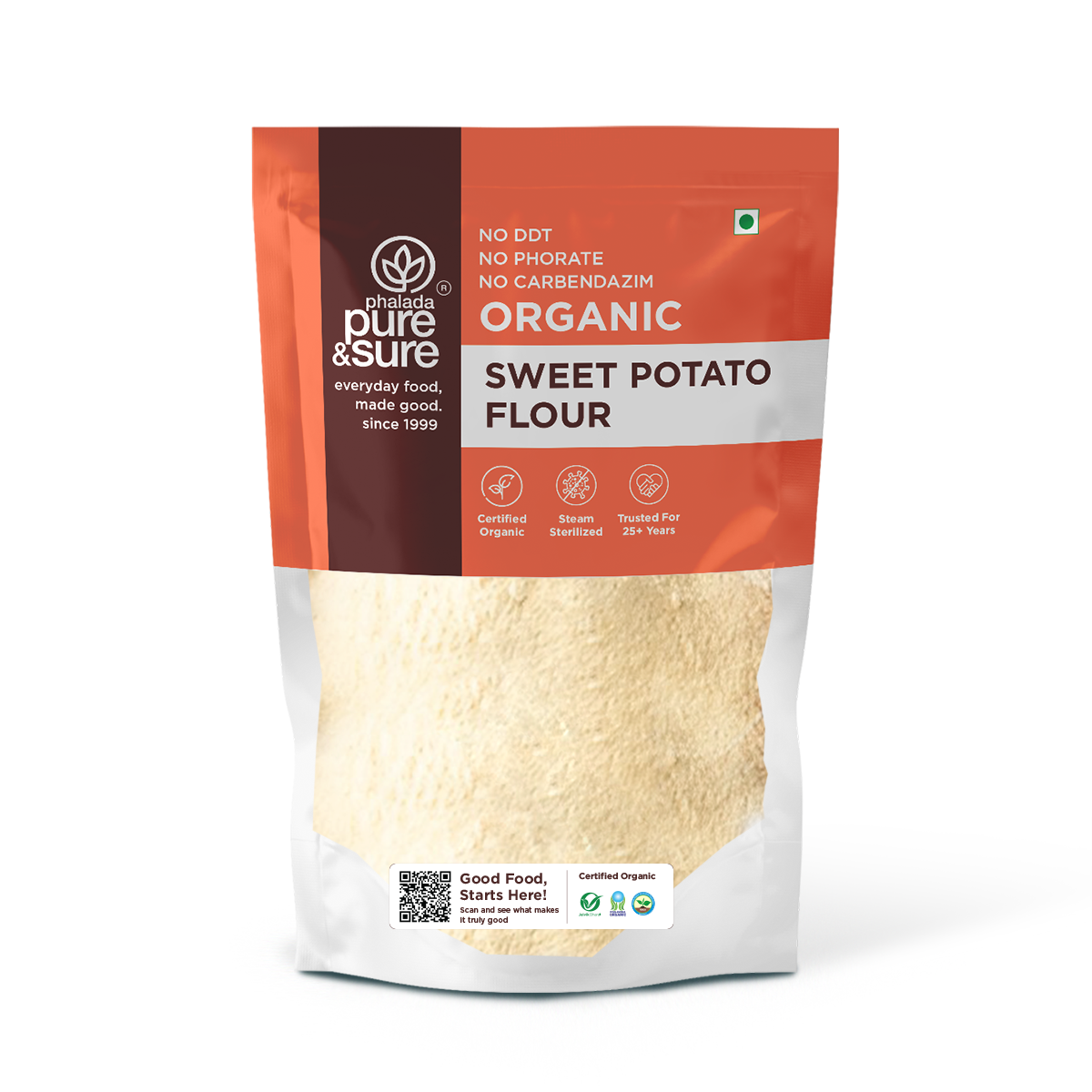 Phalada Pure and Sure Organic Sweet Potato Flour front