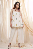 Subtle dots- planet positive polka spaghetti co-ord set - western
