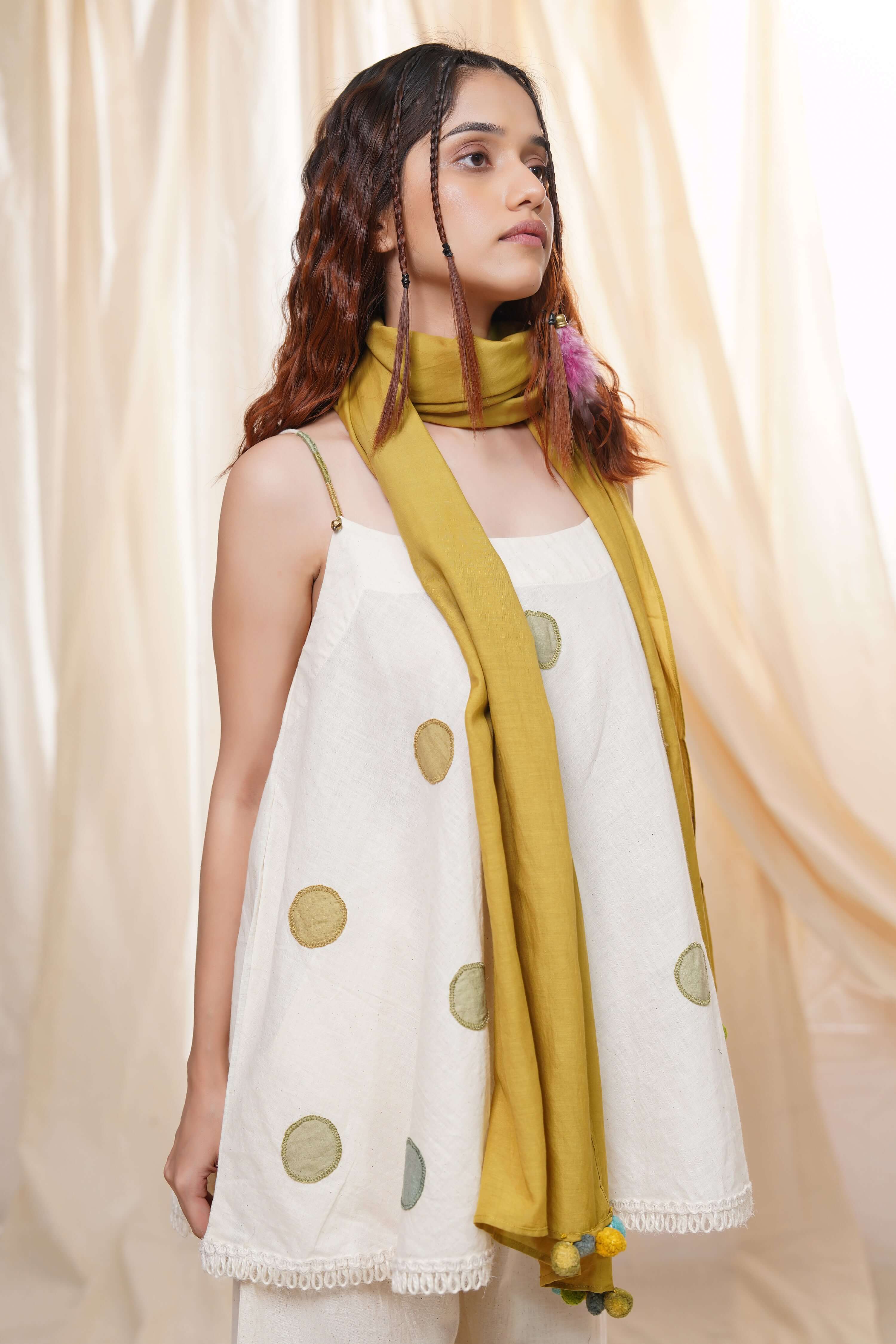 Subtle dots- planet positive polka spaghetti co-ord set - western