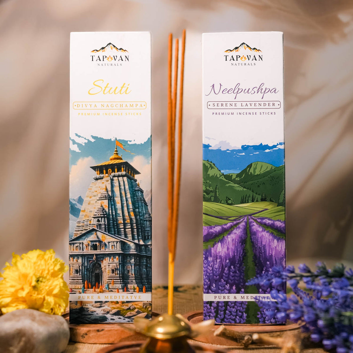Lavender & Nagchampa Incense Sticks Pack