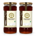 Raw tribal forest honey in glass jar with natural golden texture and authentic forest-sourced purity from India