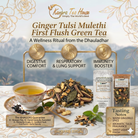 Organic ginger mulethi whole leaf green tea – TriniTEA – Kangra Tea House