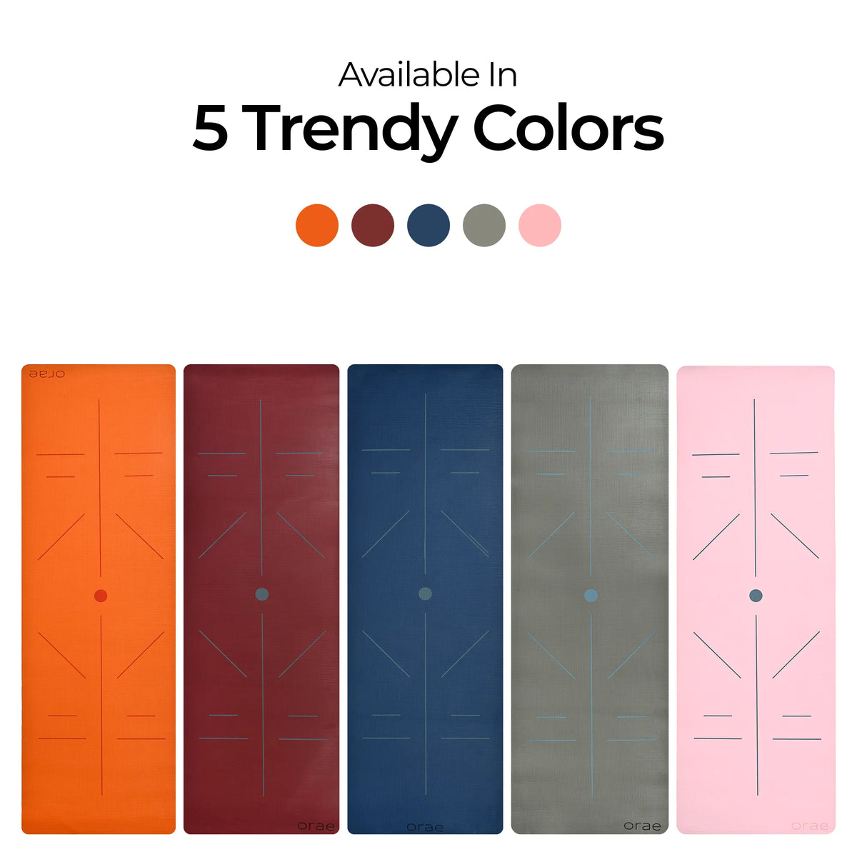 Tuscany Rise Rectangle Yoga Mat #color_tuscany#shape_rise-rectangle