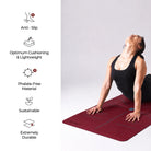 Tuscany Rise Rectangle Yoga Mat #color_tuscany#shape_rise-rectangle