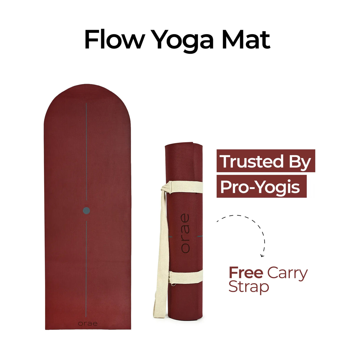 Tuscany Sequence Arched Yoga Mat #color_tuscany#shape_sequence-arched