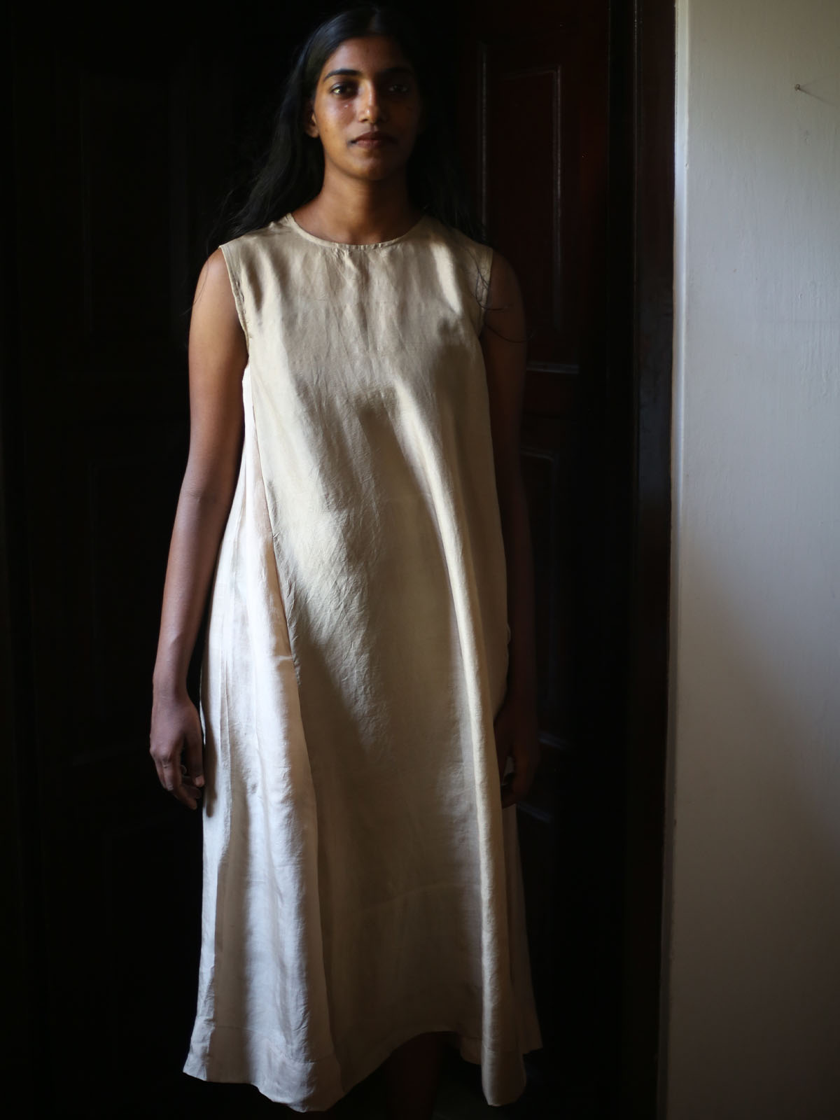 Two-Tone Dress — Handwoven Dress for Women | with N.