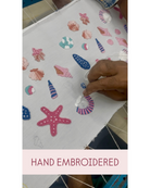 Vaanya Hand-Embroidered Short Dress – hand-embroidered 100% cotton – RASRA MAI
