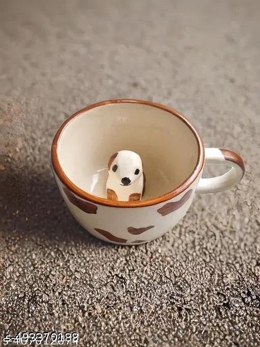 Doggo Mug | Cute Dog Ceramic Mug | Aesthetic Coffee Cup - https://artecasa.in/