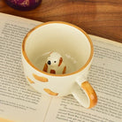 Doggo Mug | Cute Dog Ceramic Mug | Aesthetic Coffee Cup - https://artecasa.in/