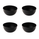 Wheat Straw and Bamboo Fiber Fluted Serving Bowls