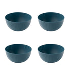 Wheat Straw and Bamboo Fiber Fluted Serving Bowls