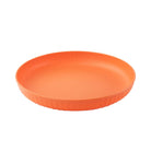 Wheat Straw and Bamboo Fiber Fluted Snack Plates Set Of 4