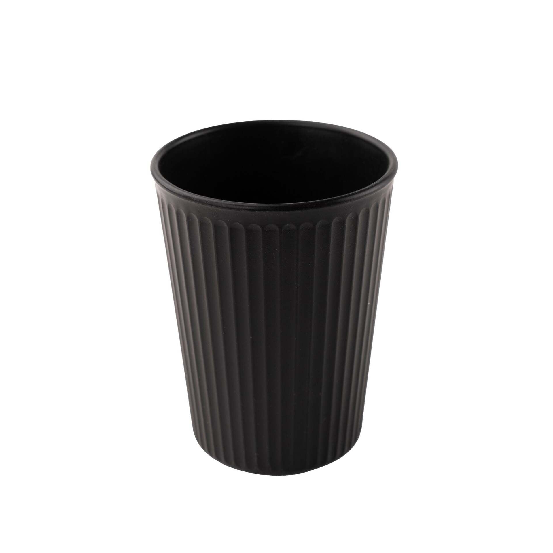 Wheat Straw and Bamboo Fiber Fluted Water Cups