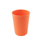 Wheat Straw and Bamboo Fiber Fluted Water Cups