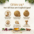 Why choose Kangra Tea House – organic, whole leaf, reinfusible