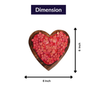Wooden Heart Candle – Natural Romantic Candle Décor | Artecasa - https://artecasa.in/