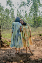Back View of Bluegrass Marble Pure Cotton Dress