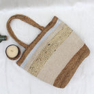 Beige Jute Tote Bag - ONEarth